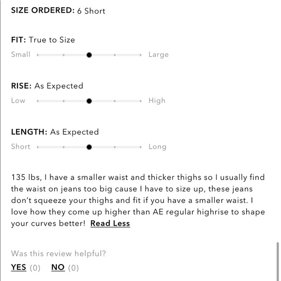 Size 6 short | AE Ne(x)t Level Curvy High-Waisted Jegging - Picture 12 of 12